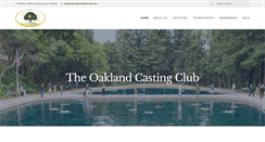 Desktop Screenshot of oaklandcastingclub.org